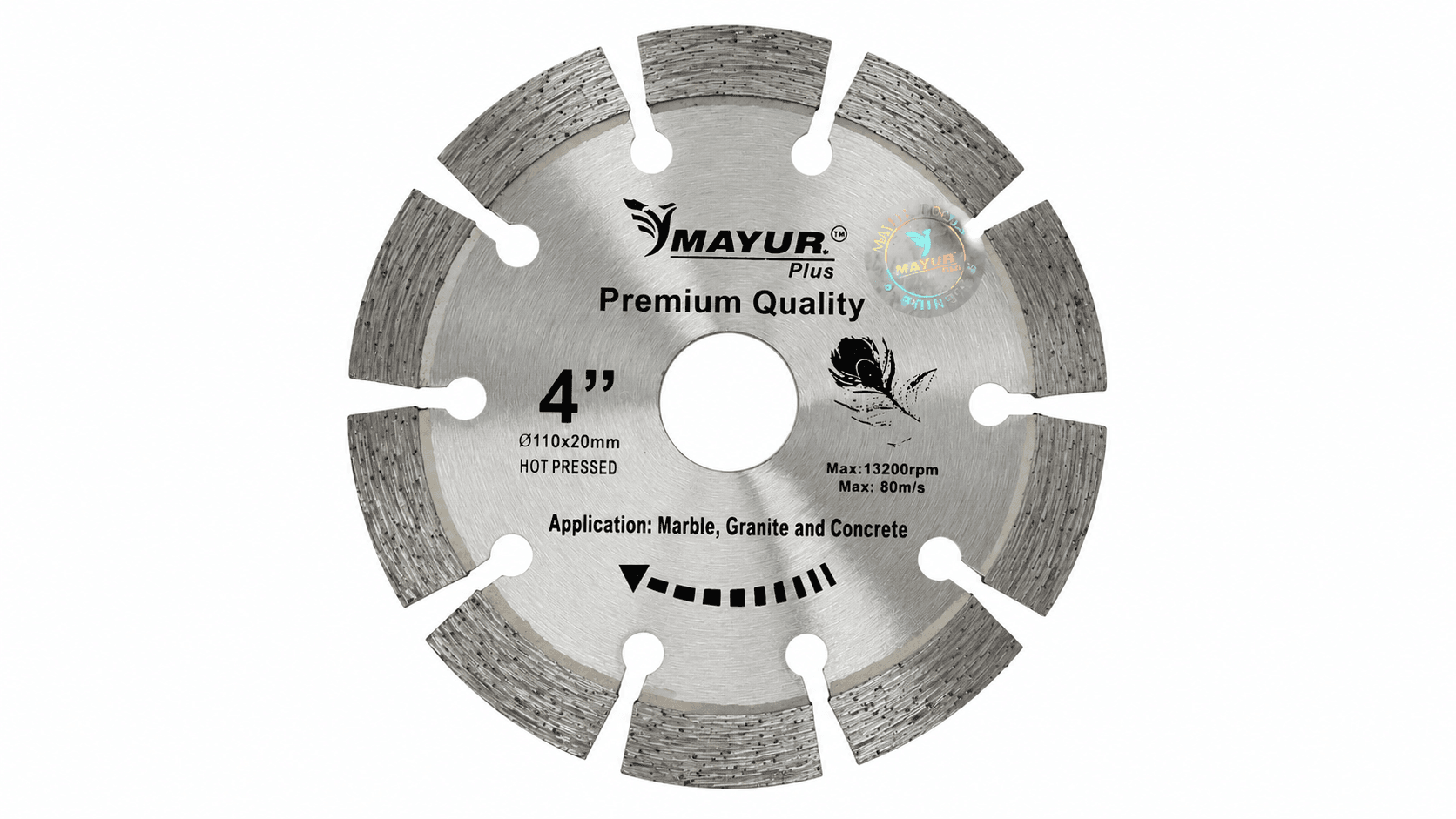 4" X 10 T SILVER
