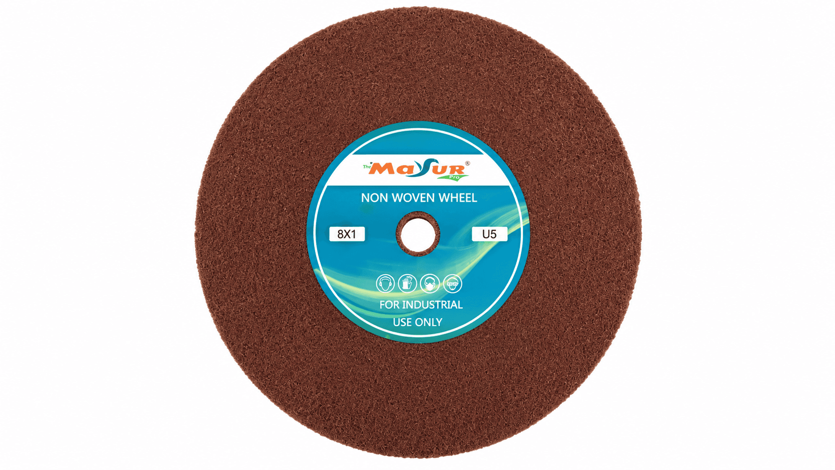 8" X 1" Non-Woven Matt Disc