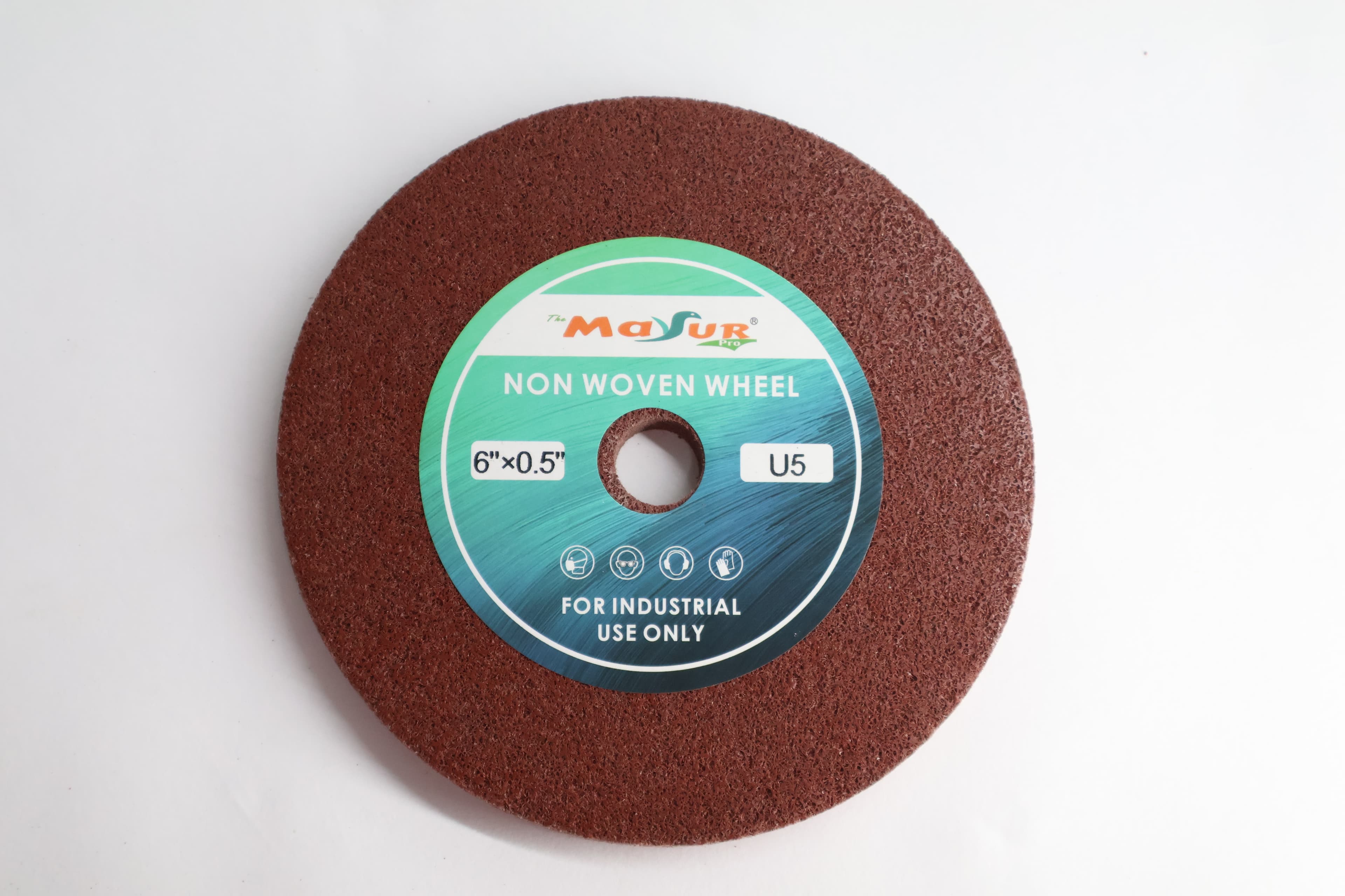 6" X 0.5" Non-Woven Matt Disc 2