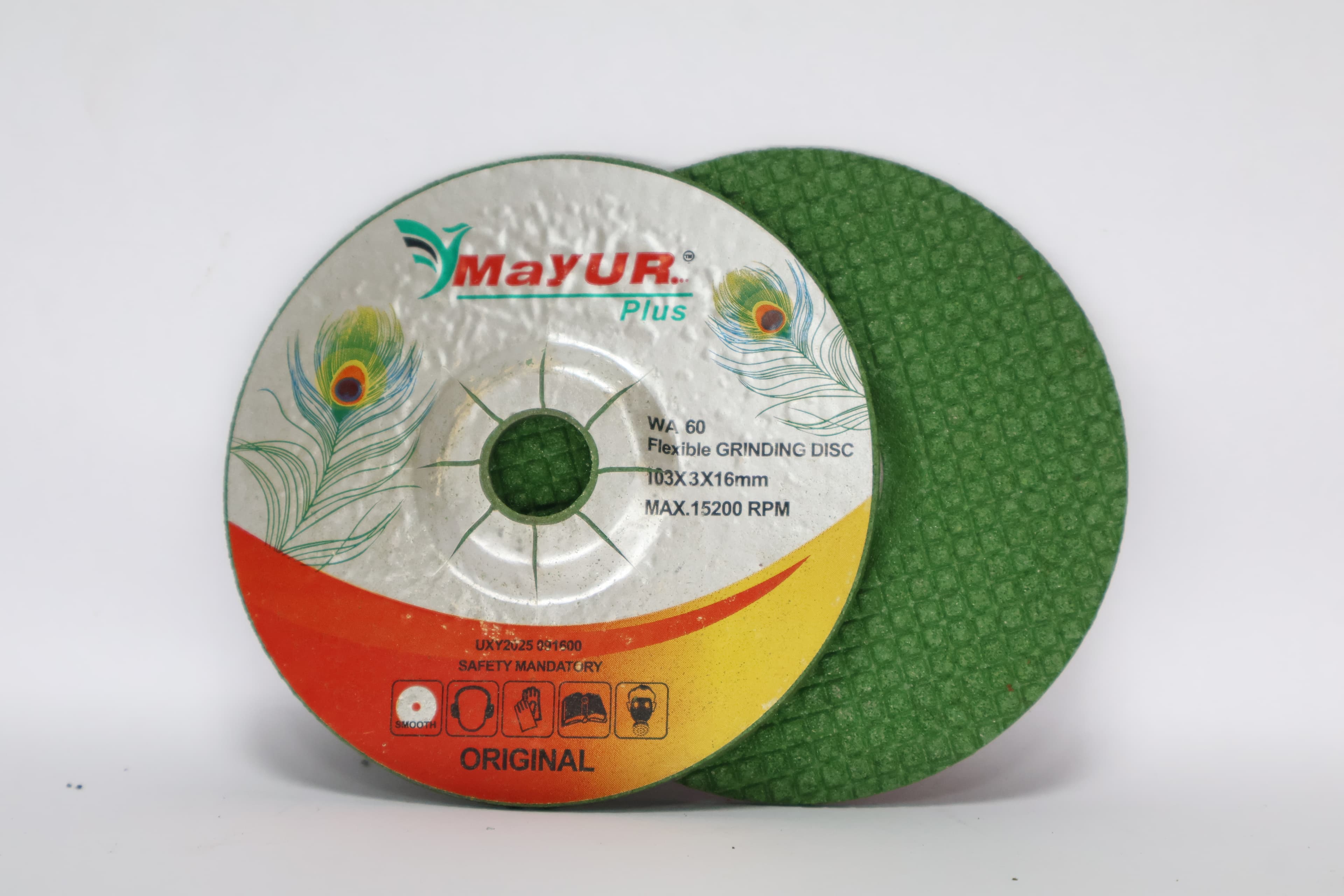 4" Flexible Grinding disc Green 3