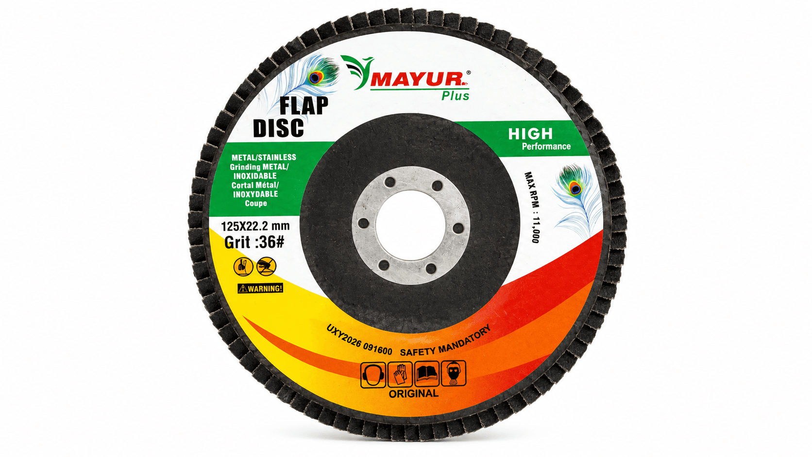 5" Fiber Flap Disc