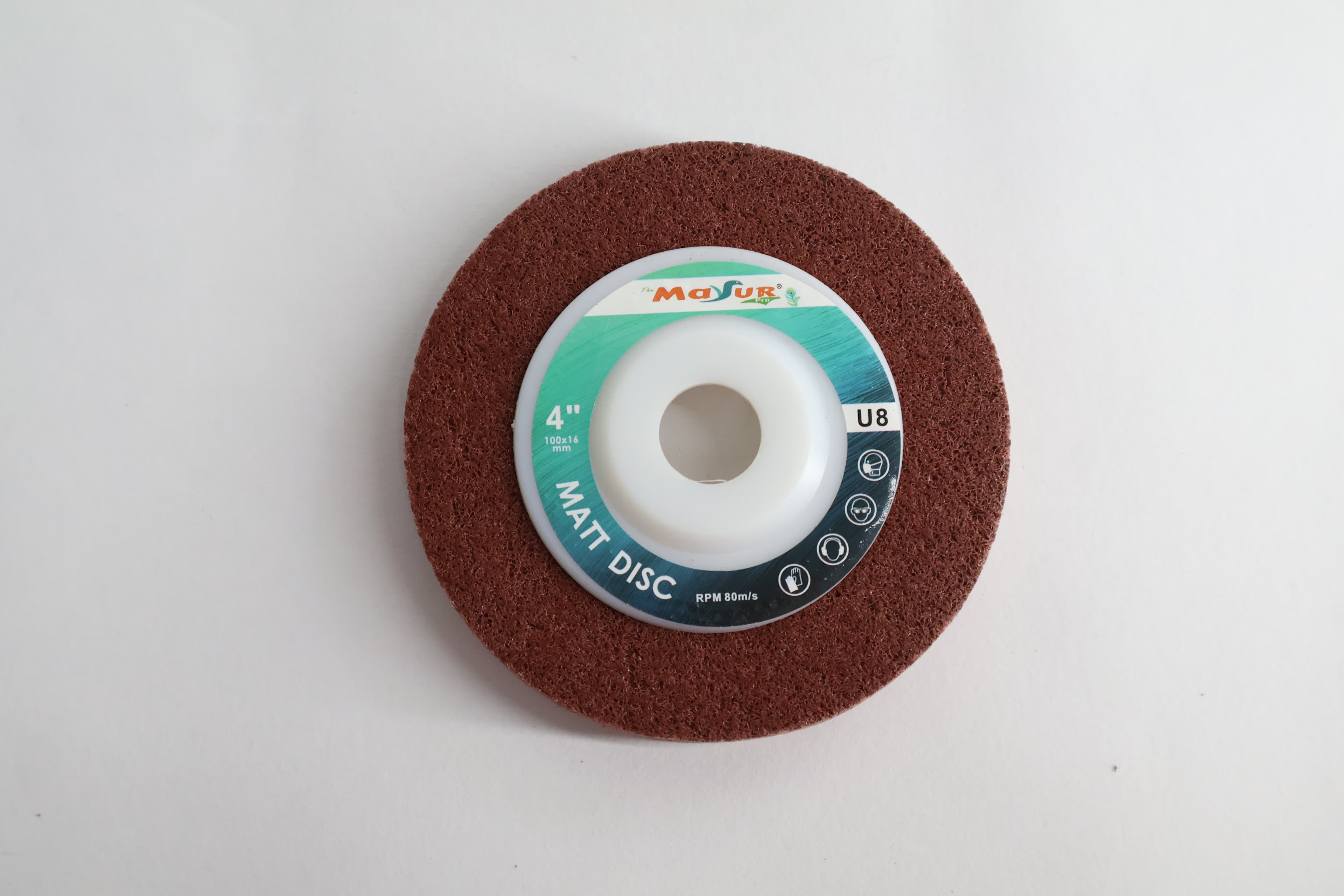 4" Non-Woven Matt Disc U8 2