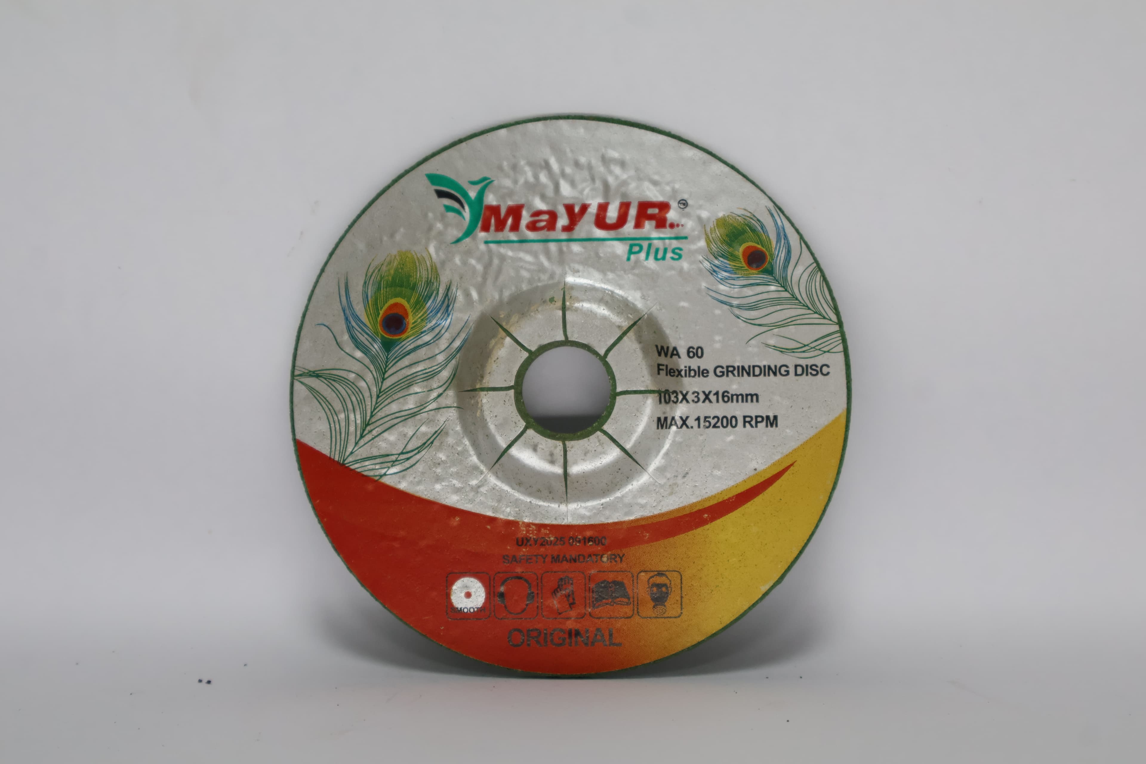 4" Flexible Grinding disc Green 2