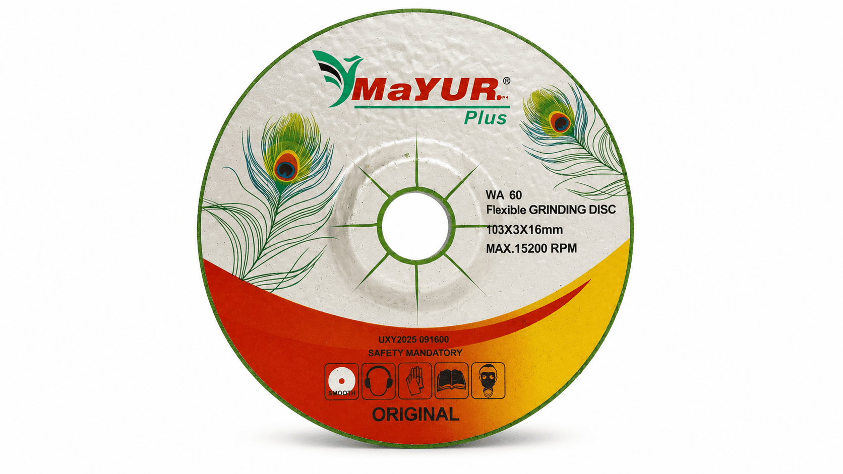 4" Flexible Grinding disc Green