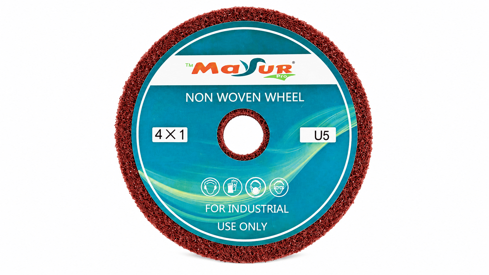 4" X 1" Non-Woven Matt Disc