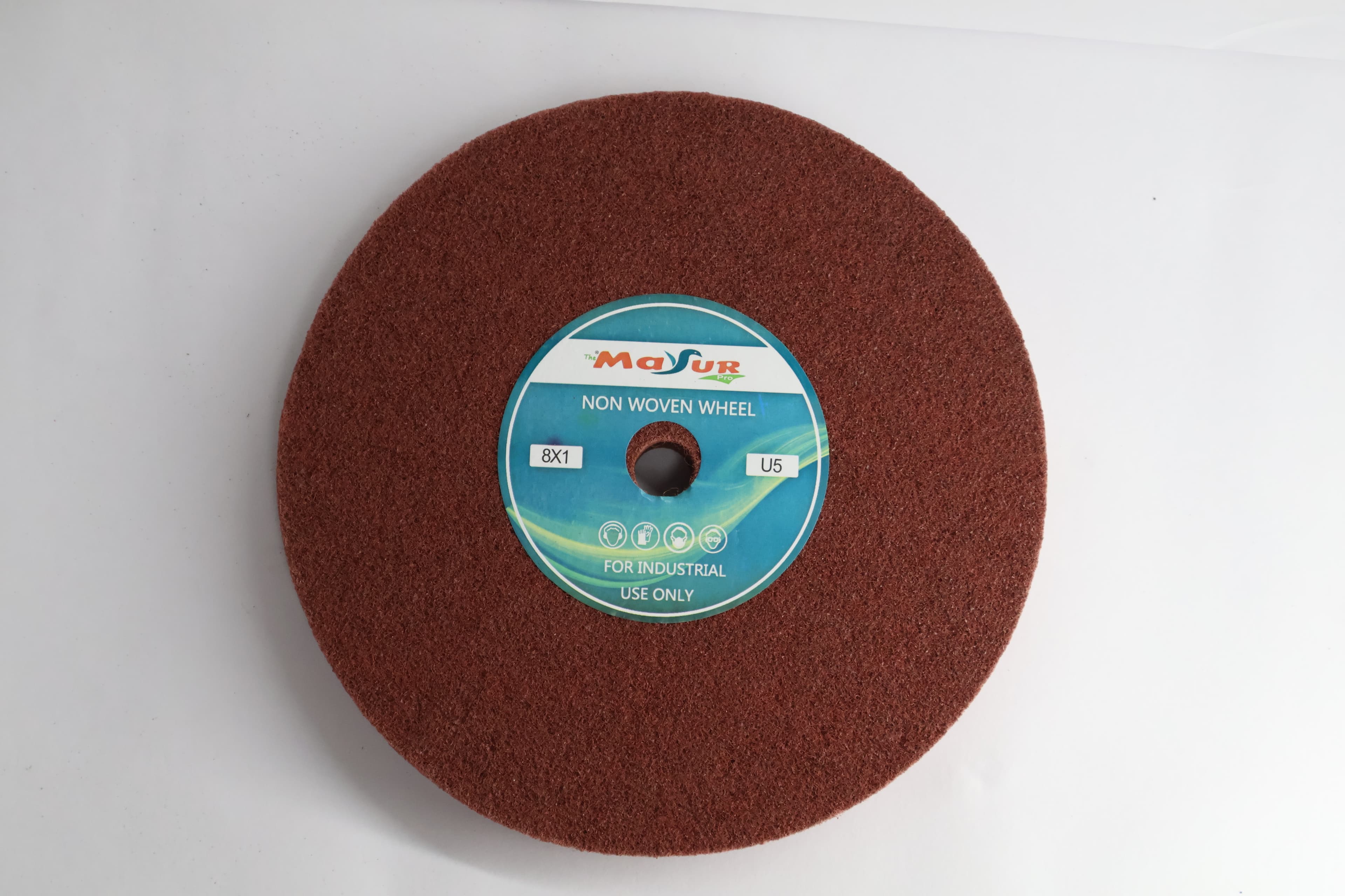 8" X 1" Non-Woven Matt Disc 2
