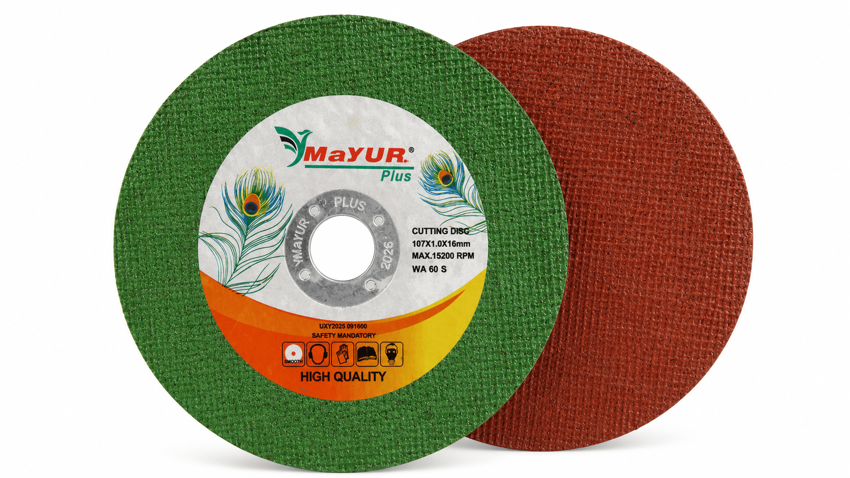 4" Cutting Wheel Green & RED I - Net