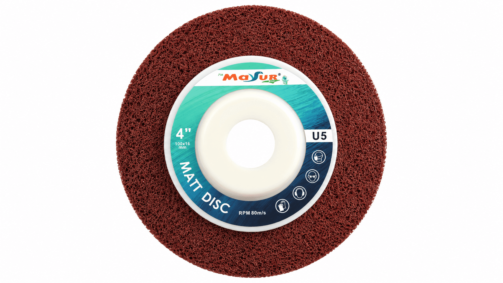 4" Non-Woven Matt Disc U5