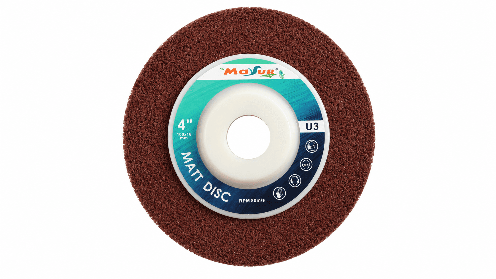 4" Non-Woven Matt Disc U3