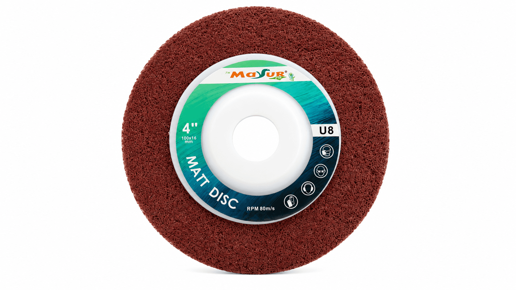 4" Non-Woven Matt Disc U8