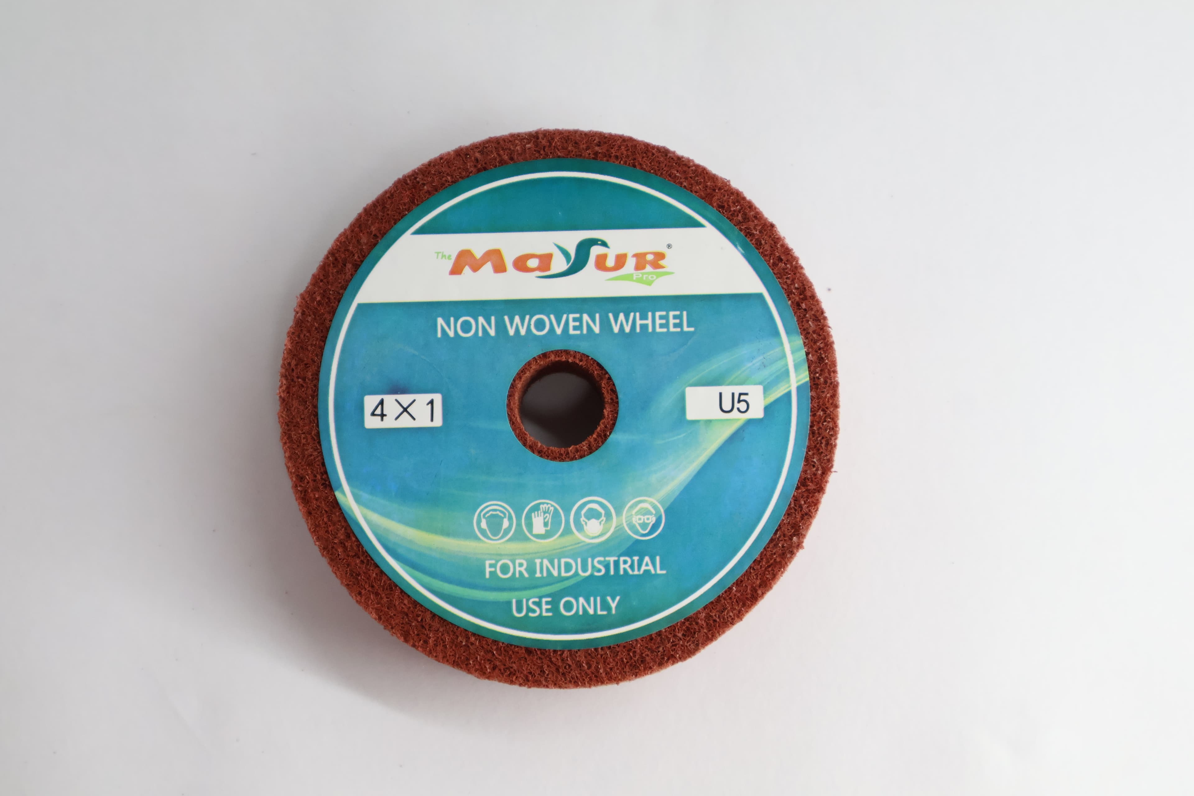4" X 1" Non-Woven Matt Disc 2